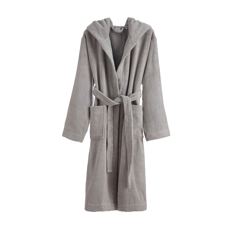 Merouco Capa Organic Bathrobe light grey, 100% organic cotton