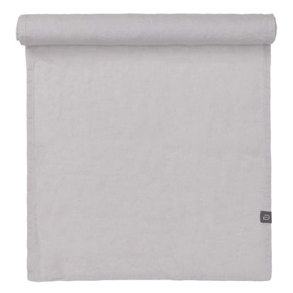 Miral table runner, light grey, 100% linen