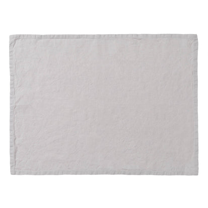 Tischset Miral, Hellgrau, 100% Leinen