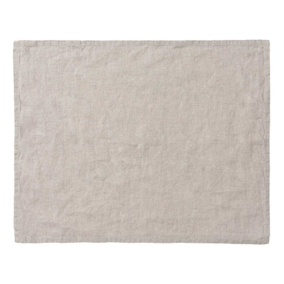 Miral Place Mat Set natural, 100% linen | URBANARA placemats
