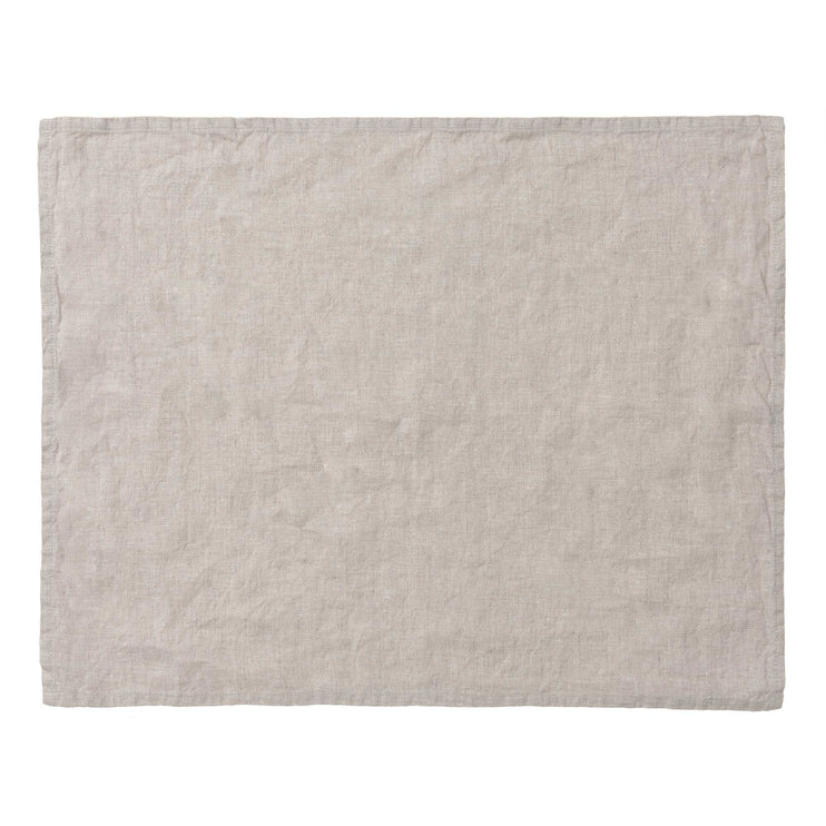 Miral Place Mat Set natural, 100% linen | URBANARA placemats