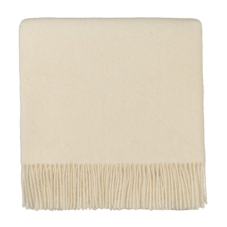 Miramar Blanket off-white, 100% lambswool