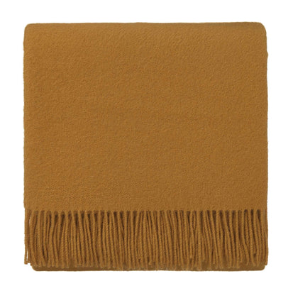 Miramar Blanket mustard, 100% lambswool