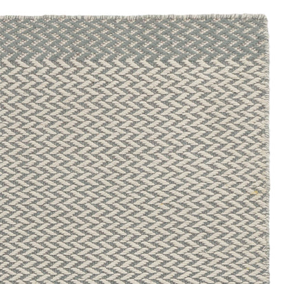 Teppich Modiya, Helles Graugrün & Elfenbein, 100% Wolle