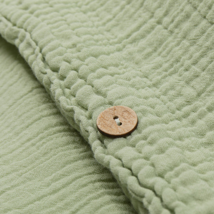 Bettwäsche Set Mondimi, Pistazie, 100% Bio-Baumwolle | URBANARA Kinder-Baumwollbettwäsche