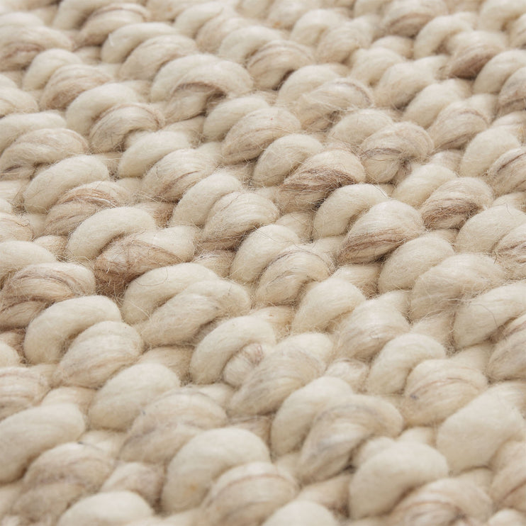 Nagar Wool Rug ivory melange, 80% wool & 20% viscose | Find the perfect wool rugs