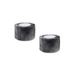 Nanda candle holder, black, 100% marble
