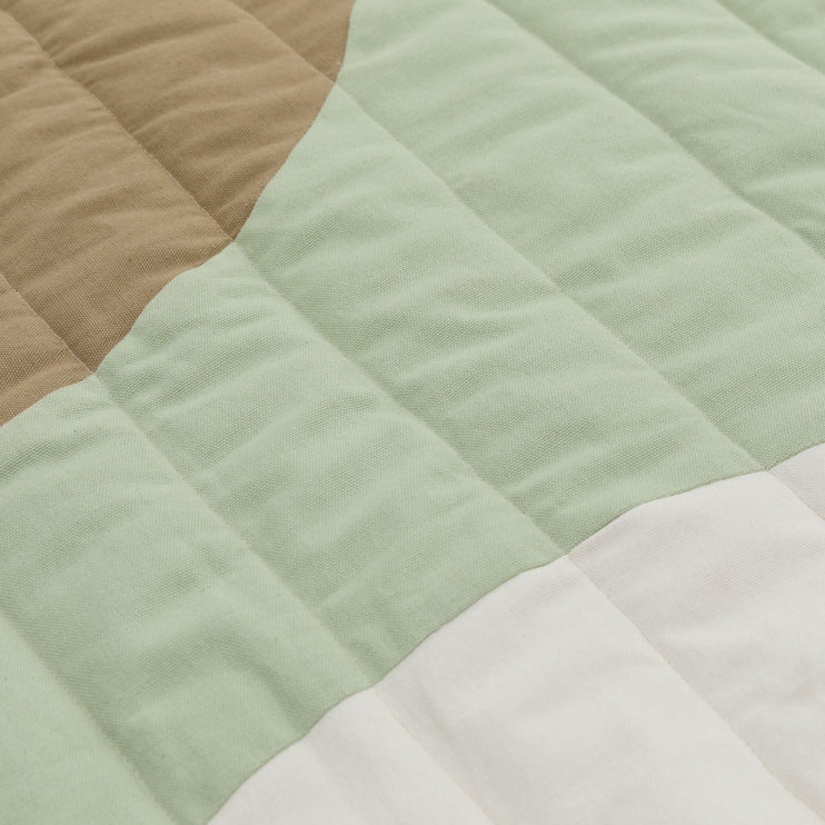 Blue fog & Green grey & Natural white Picnic Blanket Nandara | Home & Living inspiration | URBANARA