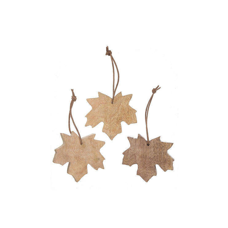 Nangal christmas decoration, warm brown, 100% mango wood