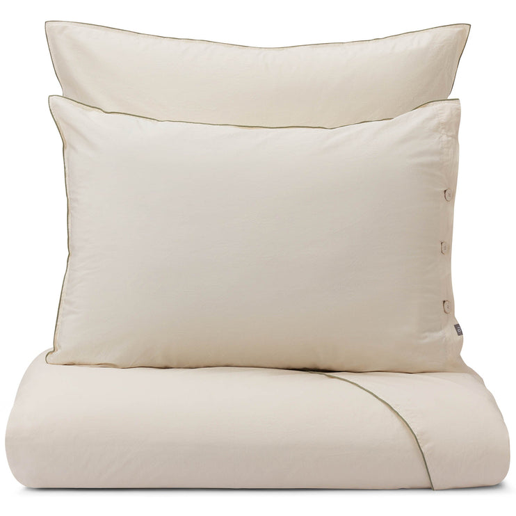 Kissenbezug Navaro Natur & Pistazie, 100% Baumwolle