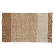 Naya Hemp Door Mat natural & ivory & natural white, 95% hemp & 5% wool