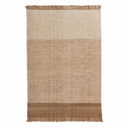 Naya Hemp Rug natural & ivory & natural white, 95% hemp & 5% wool | URBANARA jute rugs
