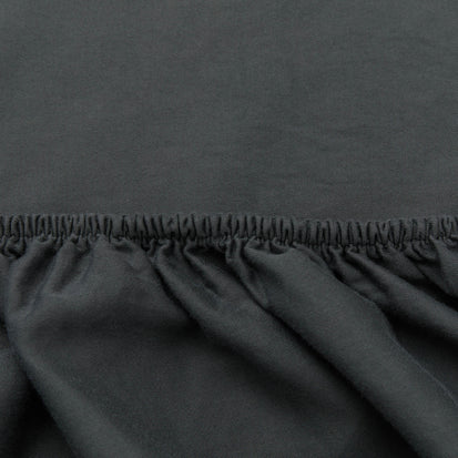 Charcoal Fitted Sheet Nelas | Home & Living inspiration | URBANARA