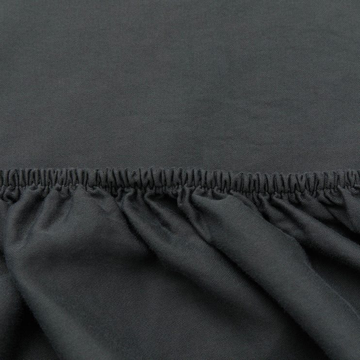 Charcoal Fitted Sheet Nelas | Home & Living inspiration | URBANARA
