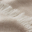 Nerva Cashmere Blanket beige & cream, 100% cashmere wool | URBANARA cashmere blankets