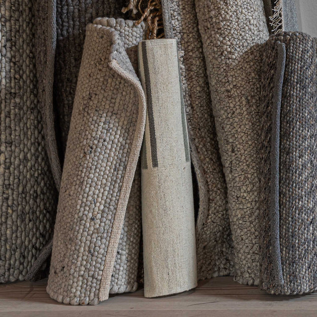 Dindori Rug in ivory melange & grey | Home & Living inspiration | URBANARA