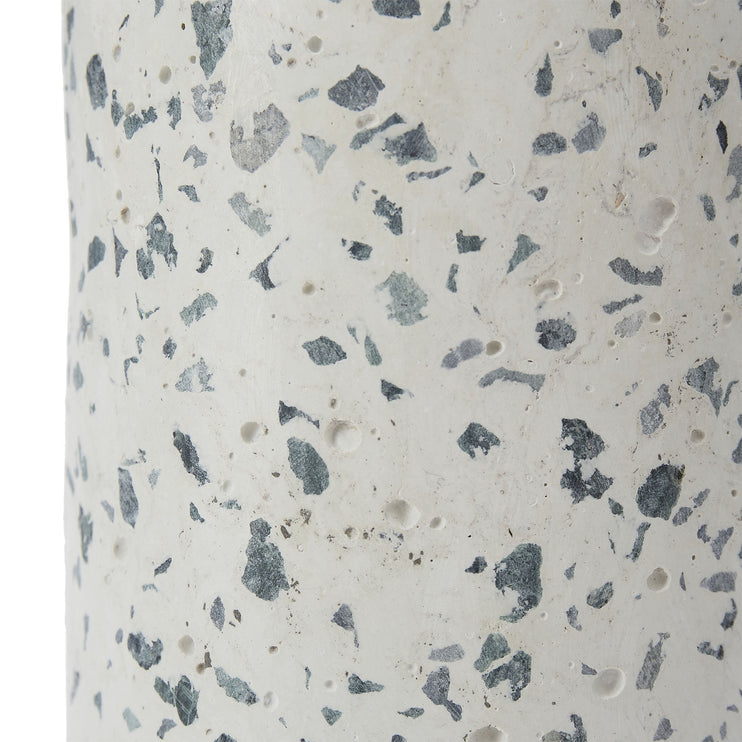 Tischlampe Nindra Grüngrau, 100% Baumwolle | Hochwertige Wohnaccessoires