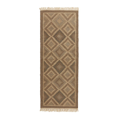 Nohar Jute Runner in natural & grey melange | Home & Living inspiration | URBANARA