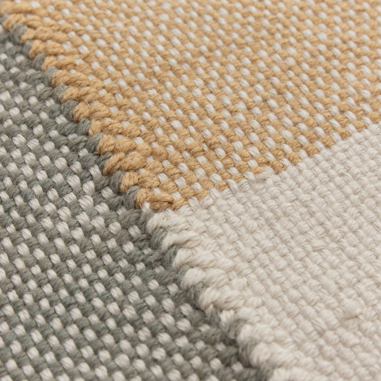 Rug Odala Pistachio & Dark Blue Grey, 100% Recycled PET | URBANARA Outdoor Accessories