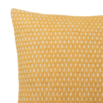 Mustard & Off-white Cushion Cover Osele | Home & Living inspiration | URBANARA