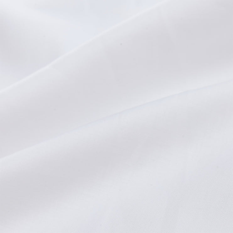 Oufeiro fitted sheet, white, 100% organic cotton | URBANARA fitted sheets