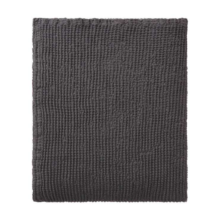 Bedspread Ovelha Charcoal, 60% Cotton & 40% Linen