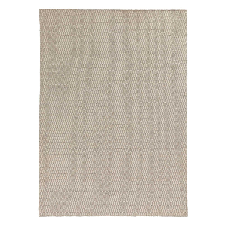 Overod Runner light grey & off-white, 100% new wool & 100% cotton | URBANARA runners