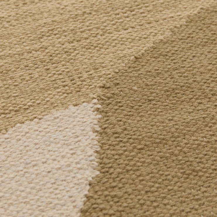Rug Pala Pale Olive & Sand & Natural white, 100% Cotton | URBANARA Jute Rugs