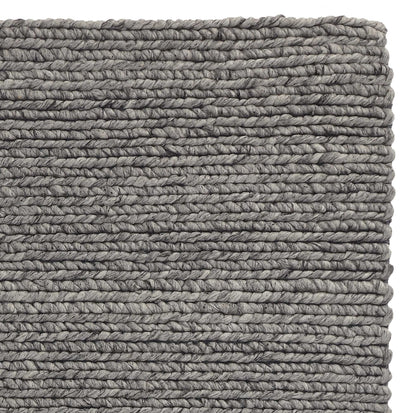 Palama rug, grey melange, 50% wool & 50% viscose