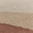 Rug Pawai Pale terracotta & Straw & Natural white, 100% Wool | High quality homewares