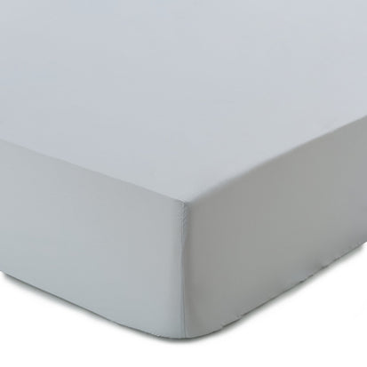 Perpignan Fitted Sheet light grey, 100% combed cotton