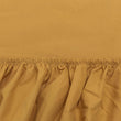 Perpignan Fitted Sheet mustard, 100% cotton | URBANARA fitted sheets