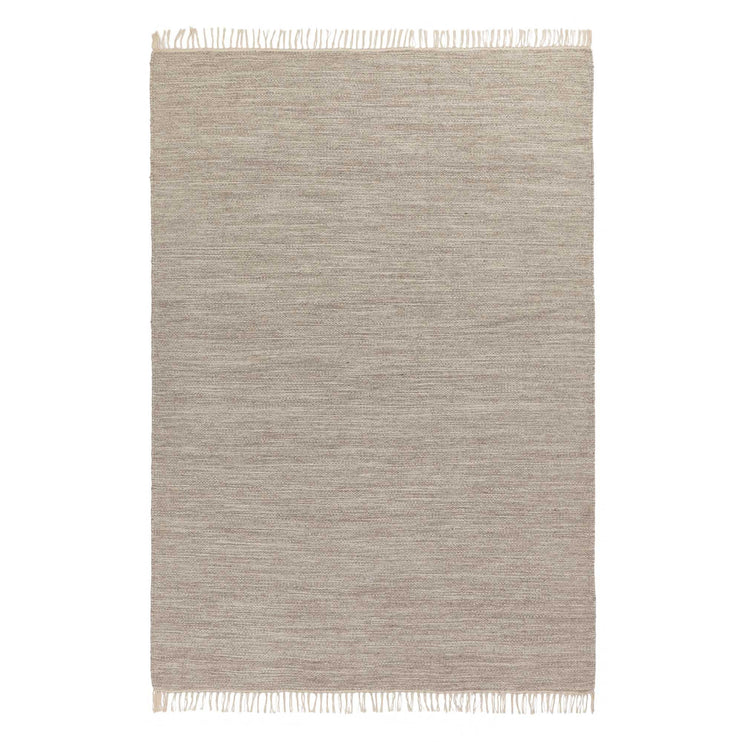 Pugal rug, sandstone melange, 100% wool | URBANARA wool rugs