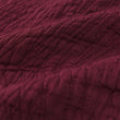 Ruivo bedspread in bordeaux red, 100% cotton |Find the perfect bedspreads & quilts