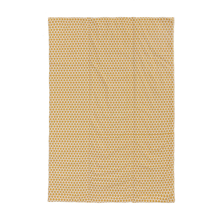 Saldanha Picnic Blanket mustard & stone grey & natural white, 100% cotton | URBANARA picnic blankets