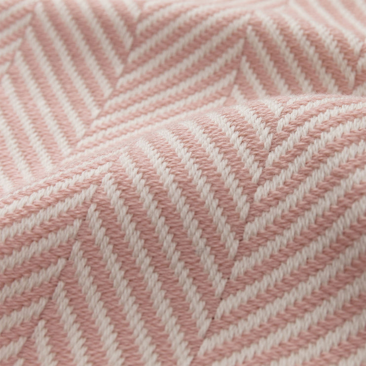 Salla Wool Blanket rouge & cream, 100% new wool | URBANARA wool blankets