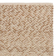 Salo Rug cognac & warm beige & natural white, 55% wool & 40% polyester & 5% jute