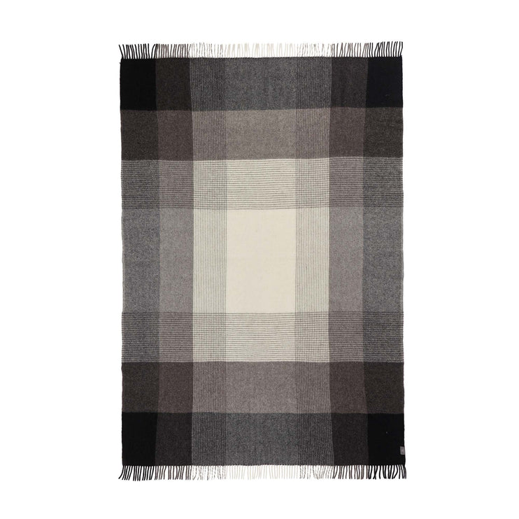 Salos blanket, grey, 50% alpaca wool & 50% lambswool | URBANARA alpaca blankets