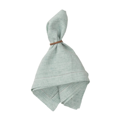 Sameiro Napkin green grey, 100% linen