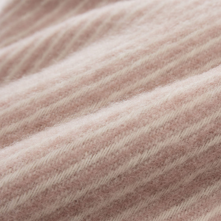 Santaka Wool Blanket rouge & off-white, 100% new wool | High quality homewares