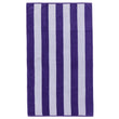 Serena beach towel, purple & white, 100% cotton