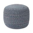 Shopal pouf, blue, 100% cotton