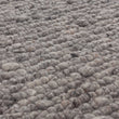 Sihora Rug grey melange, 60% wool & 40% cotton | Find the perfect wool rugs