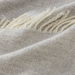 Siljan Cashmere Blanket light grey melange, 50% cashmere wool & 50% merino wool | High quality homewares