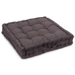 Silna Floor Cushion dark grey, 100% cotton