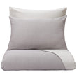 Soure pillowcase, dark grey & natural white, 100% cotton
