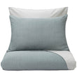 Soure duvet cover, forest green & natural white, 100% cotton