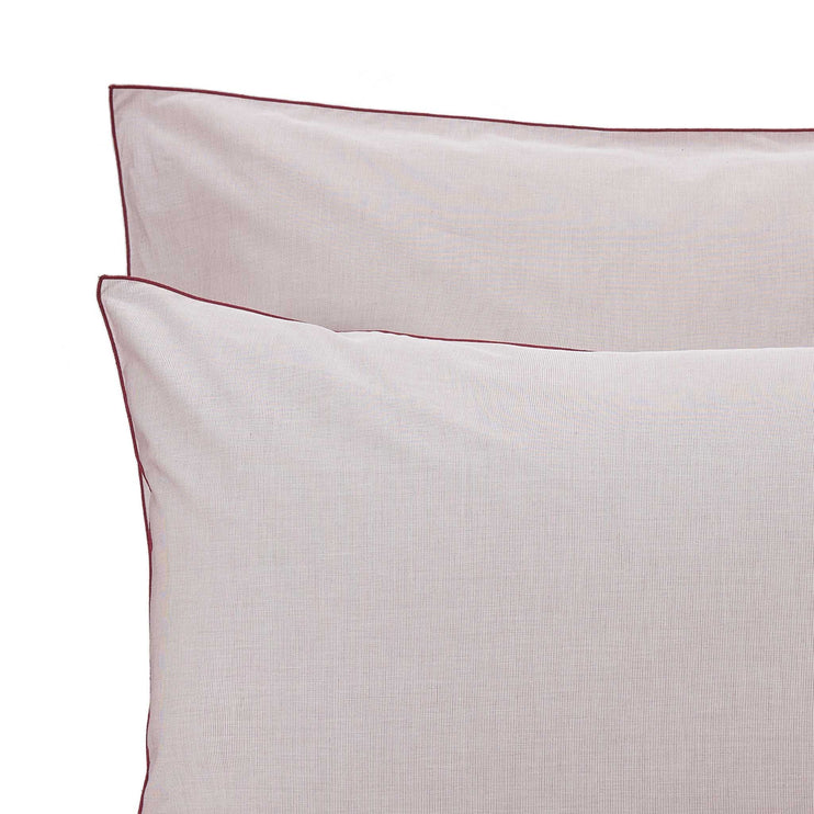 Sousa Bed Linen in dark red & white | Home & Living inspiration | URBANARA