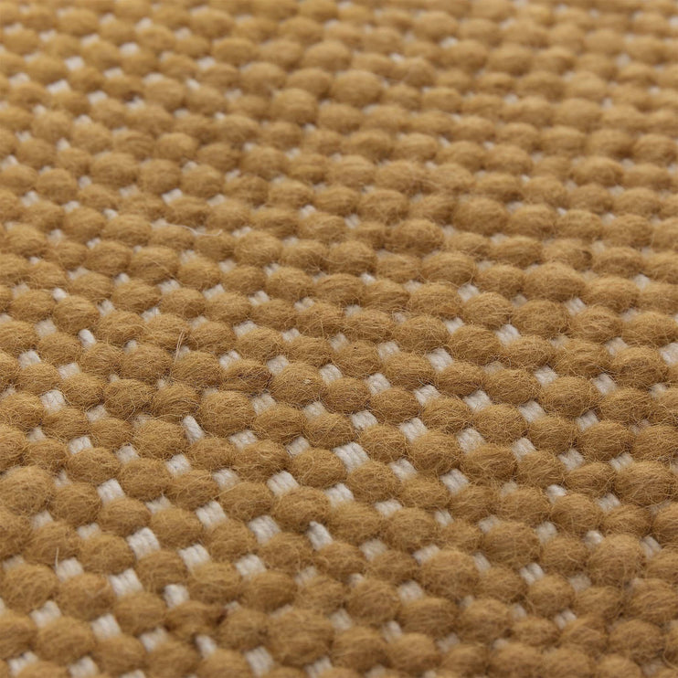 Tadali Wool Rug ochre & off-white, 70% wool & 30% viscose | High quality homewares