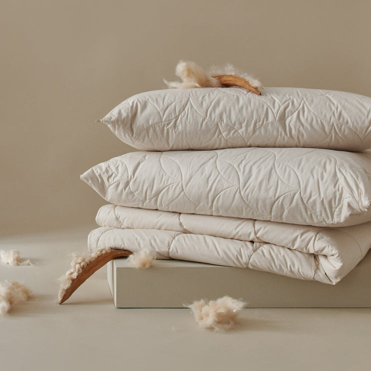 Malna Duo Duvet in natural white | Home & Living inspiration | URBANARA